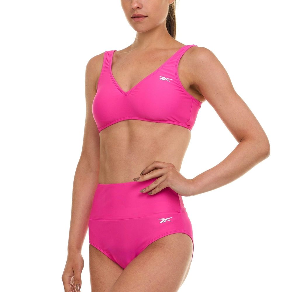 NEW Reebok Bralette Bikini Sets for Women, High Waisted Bikini Bottoms, Womens S